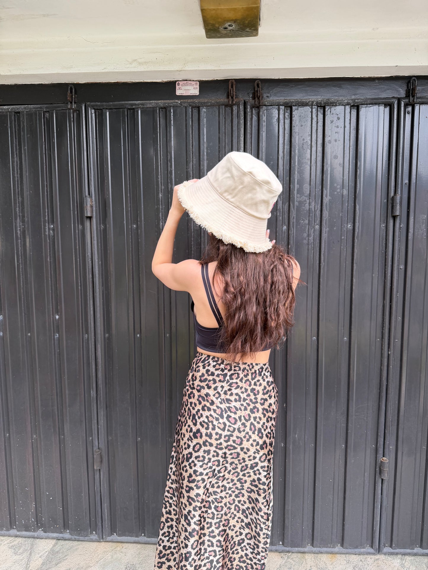 Leopard skirt